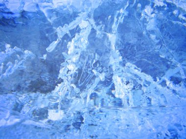 Renkli buz. Soyut buz doku. Doğa arka plan. 