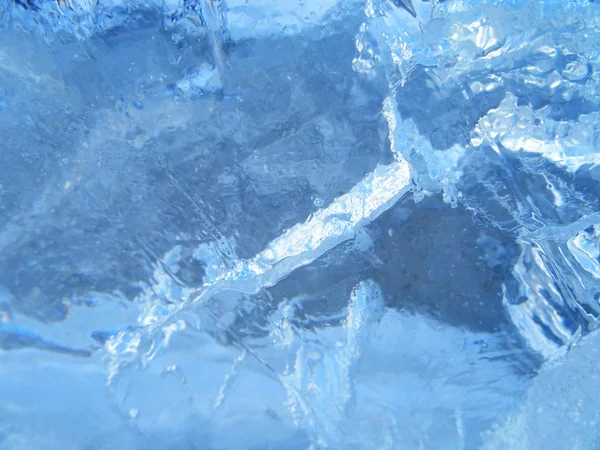 Színes jég. Absztrakt jég textúra. Természet háttér. — Stock Fotó