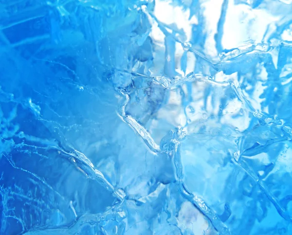 Ghiaccio colorato. Struttura astratta del ghiaccio. Sfondo della natura . — Foto Stock