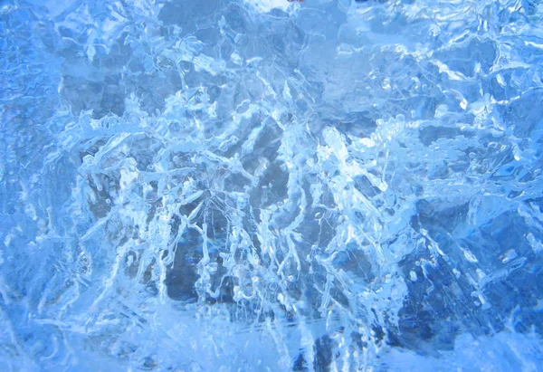 Glace colorée. Texture abstraite de glace. Contexte naturel . — Photo