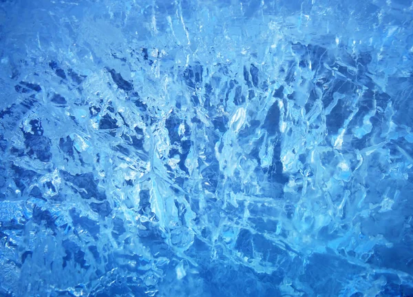 カラフルなアイス。抽象的な氷のテクスチャです。自然の背景. — ストック写真