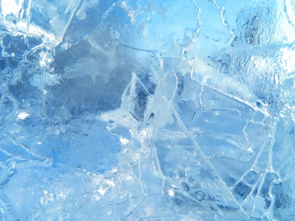 Colorful ice. Abstract ice texture. Nature background. — Stock Photo, Image