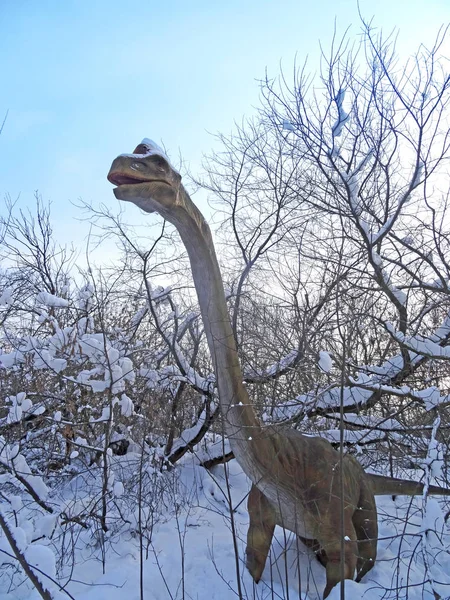 後期ジュラ紀からブラキオサウルス altithorax — ストック写真