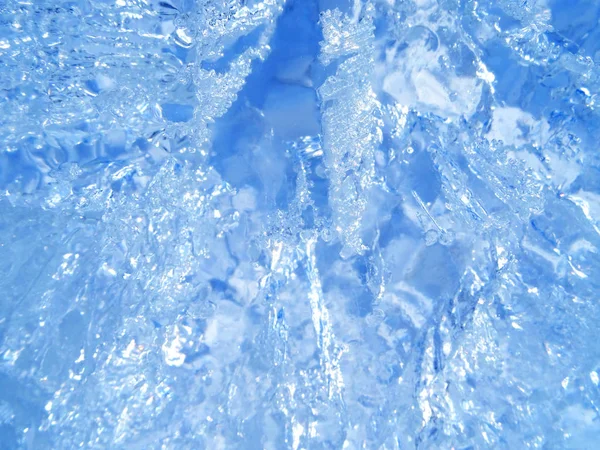 Πολύχρωμο πάγο. Αφηρημένη πάγο υφή. Φύση φόντο. — Φωτογραφία Αρχείου