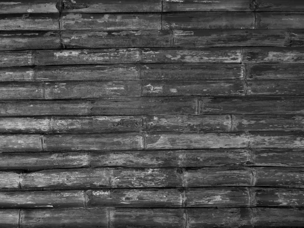 Деревенский бамбуковый забор . — стоковое фото