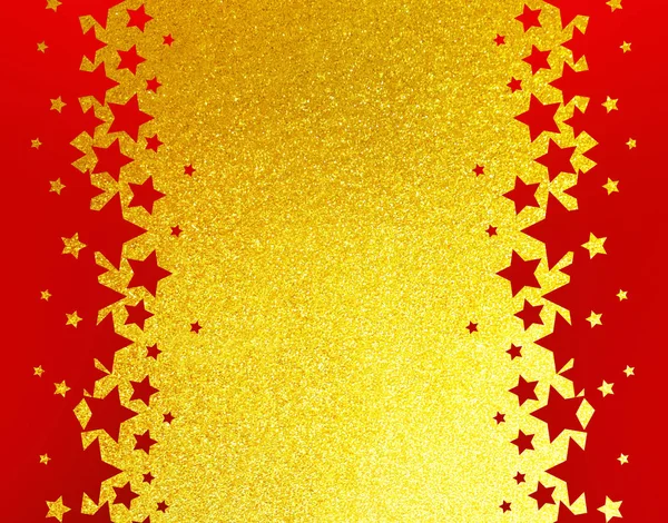 Zlatý rainbow glitter pozadí — Stock fotografie