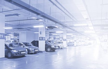 Otopark - çok katlı otopark iç çekim