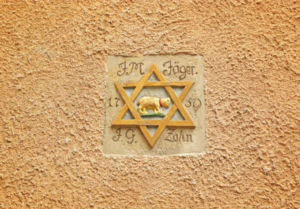 Symbol of jewish star — Stock Photo, Image