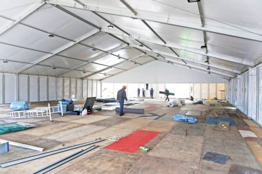 Çadırın inşaatı