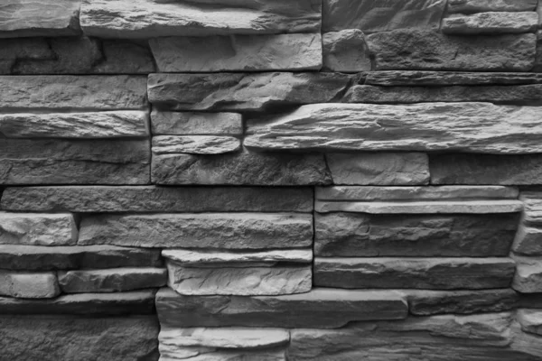 白い積層岩で作られた石垣 — ストック写真