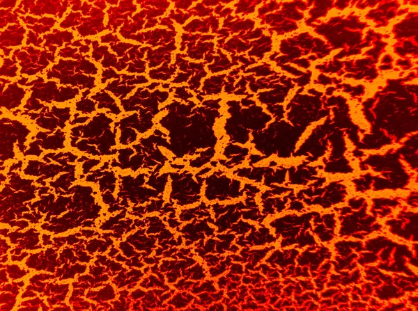 Texture of red glowing lava — Stock Photo, Image
