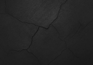 Siyah çatlak duvar manzarası