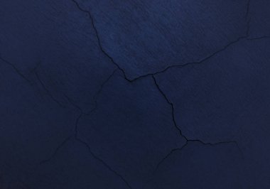 Koyu mavi çatlak duvar manzarası