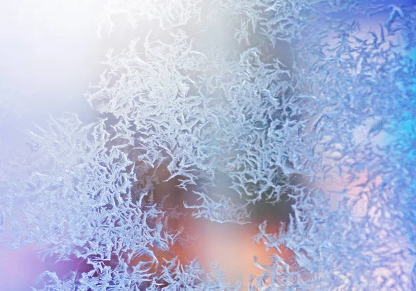 Makro Zdjęcie Prawdziwego Kryształu Śniegu Piękne Zimowe Tło Sezonowej Przyrody — Zdjęcie stockowe