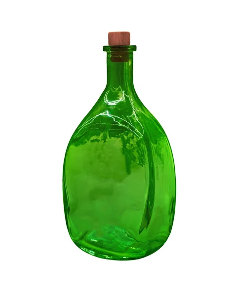 Old green bottle — Stock Photo, Image