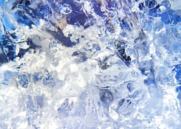 Textura de gelo colorida . — Fotografia de Stock