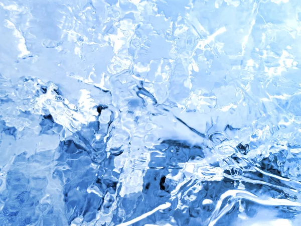 Gelo azul, fundo de gelo ártico — Fotografia de Stock