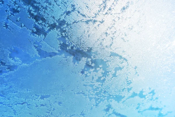 Abstrakte blaue Frosthintergrund — Stockfoto