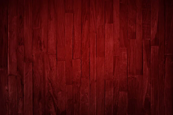 Grunge Rojo Patrón Panel Madera Oscura Con Textura Superficie Grano — Foto de Stock