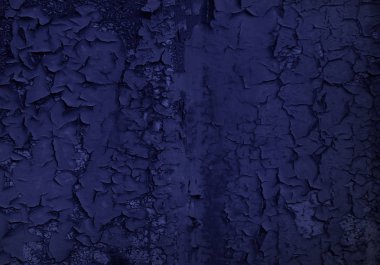 Koyu boya duvarına yakın plan. Çatallı eski boya dokusu                               