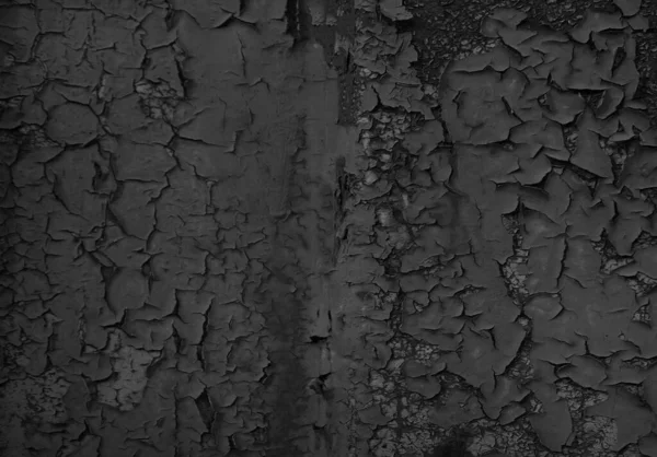 Крупним Планом Темна Малярська Стіна Стара Текстура Фарби Тріщинами — стокове фото