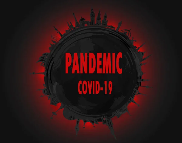 2020 Spread Virus Globe Covid Pandemic — Stock Photo, Image