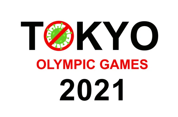 Postponement Olympic Games Japan 2021 — Stock Photo, Image