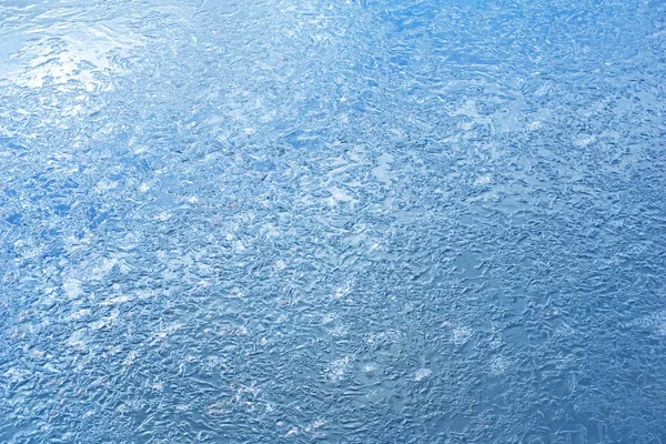 Textura Gelo Abstrata Gelo Azul Fundo Gelo Ártico — Fotografia de Stock