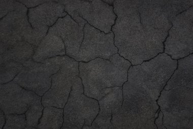 Karanlık çatlak geçmişi. Çatlaklar ve çizikler ile beton eski yüzey                               