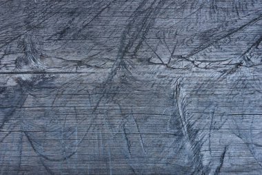 İşlem izleri olan eski gri ahşap yüzey                               
