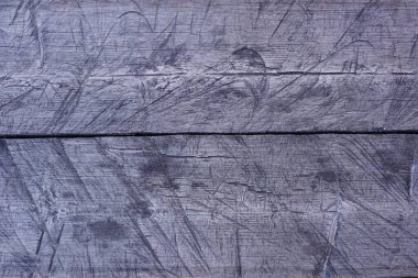 İşlem izleri olan eski gri ahşap yüzey                               