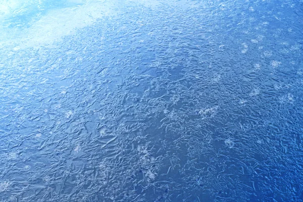 Abstrakte Eisbeschaffenheit Blaues Eis Arktischer Eishintergrund — Stockfoto
