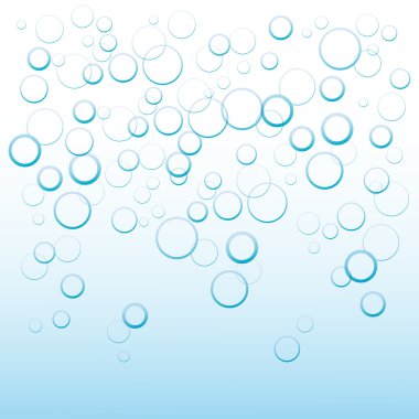 Vektör arka plan, sabun ve su daireler