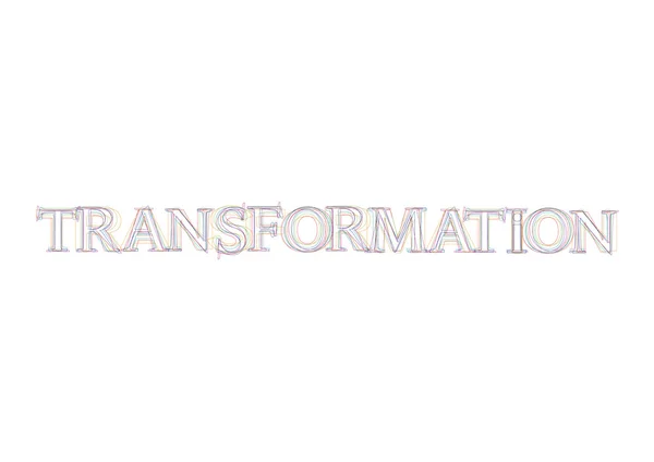 Mot vectoriel Transformation — Image vectorielle