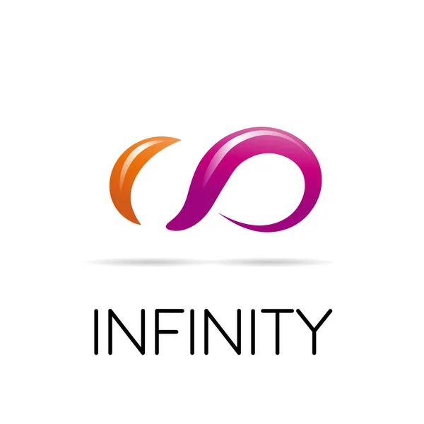 Vector sign infinity — Stock Vector