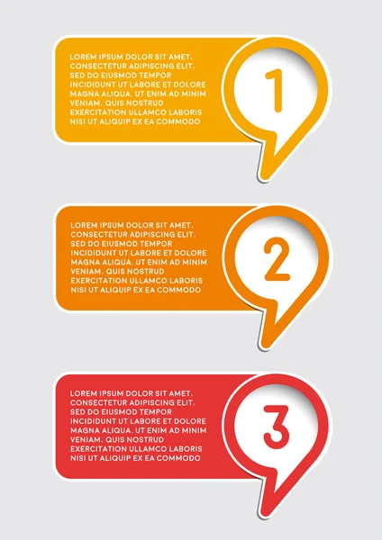 Üç SSS Etiketler vektör