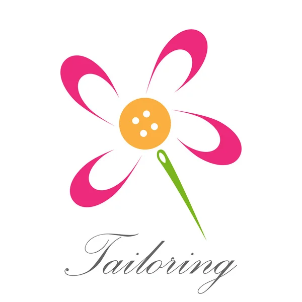 Abstract flower for tailoring — Stock vektor