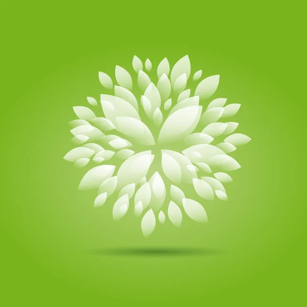 Vector fondo floral verde — Archivo Imágenes Vectoriales