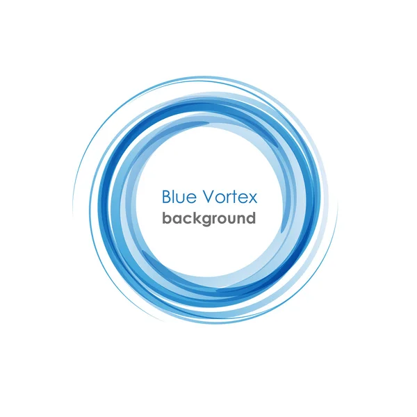 Blauer Vortex-Hintergrund — Stockvektor