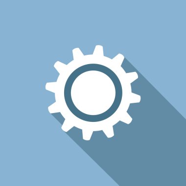 dişli. Düz tasarım vektör