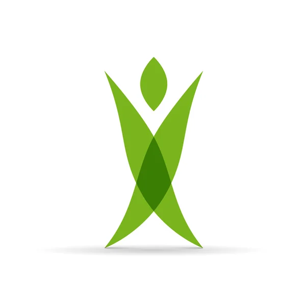 Vector teken groen man — Stockvector