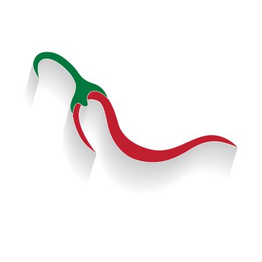 Vektör işareti Şili düz tasarım