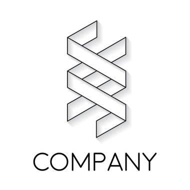 Dna ve genetik, lineer tarzda vektör işareti soyut