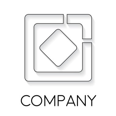 İş ve yenilik ok, çizgi ile vektör işareti soyut