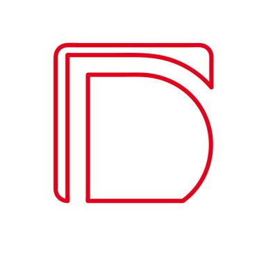 Vektör ilk harf ö işareti kırmızı çizgi ile yaptı. 