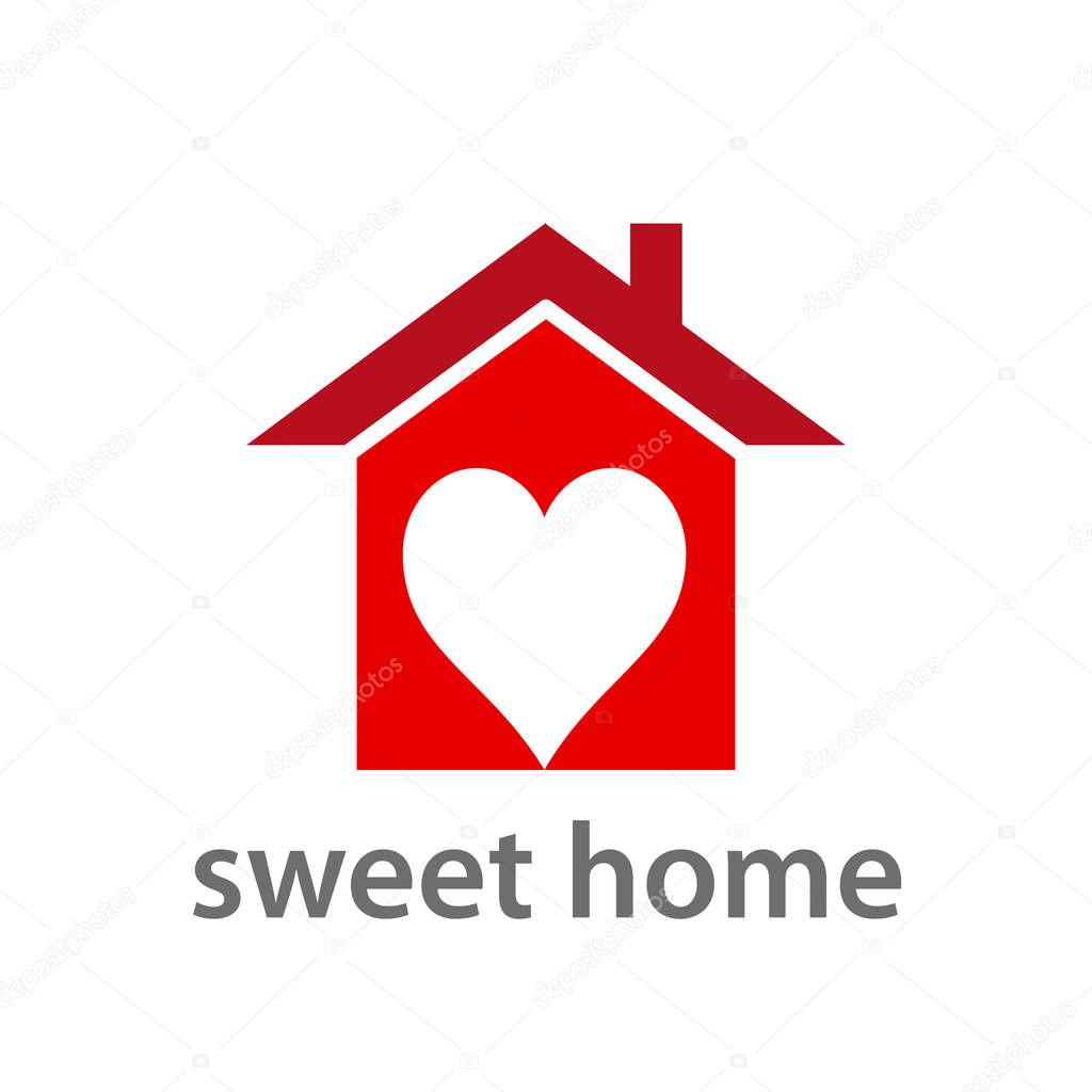 Vector concept Sweet home