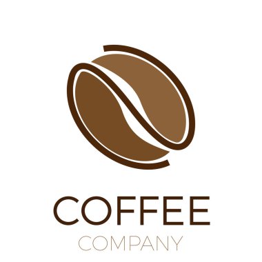 Vektör işareti kahve çekirdeği