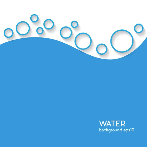 Vector water background — Stock Vector