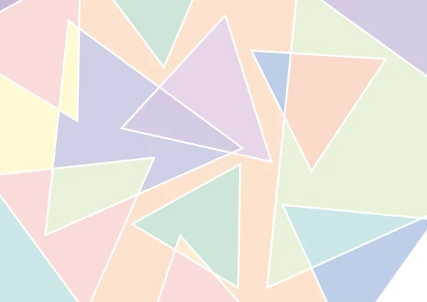 Abstrakta minimal geometriska färgglada trianglar former design tillbaka — Stock vektor