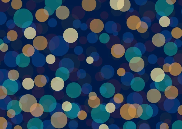 Modré kruhy světla abstraktní pozadí — Stockový vektor